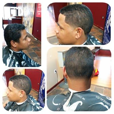 Haircut done by Paul