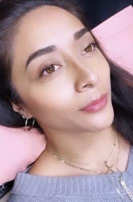 Henna Brows done by Arched Brow Club