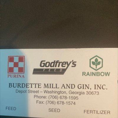 Burdette Mill & Gin