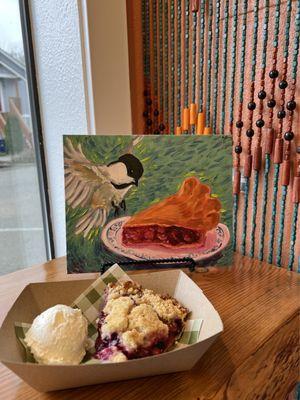 Humble Berry Pie (raspberry, blackberry, and blueberry)