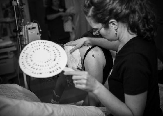 Joyful Birth's Abbie Gibitz as a birth doula in Lexington.