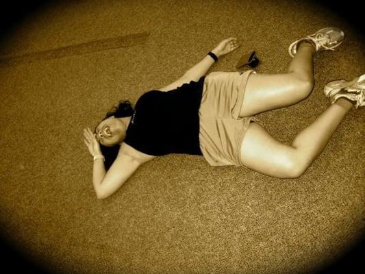 Flor D fallen over in a dead faint at the sight of the beauty that is BETO.