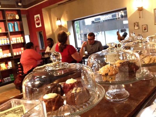 Enjoy a confection from the cream, coffee, smoothie and soda bar