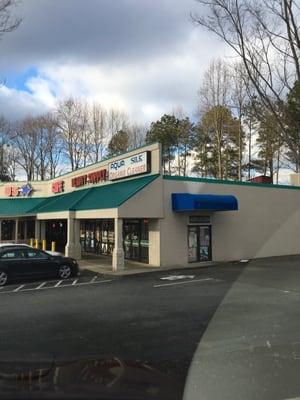 Store location is on the end of the complex, near the QT.