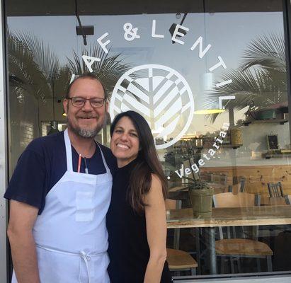 Chef Mike and Sheila can't wait to serve you delicious food!