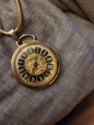 Heritage ladies watch necklace
