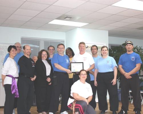 Dave S. is the latest student to earn a Black Sash instructor certificate in Taijiquan at Qi Elements.