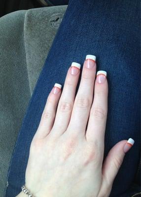 Nails for KU graduation.