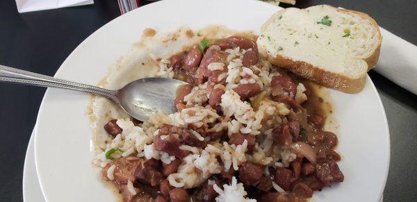 The red beans and rice are the best I have had in a long time!! So good!! Would definitely recommend!! 5/5