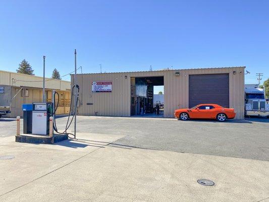 ZNS Services Inc, Office location inside, Repair Shop, Truck Parking