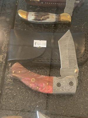 Handmade folding liner lock Damascus steel blade file work beautiful resin handle pocket clip