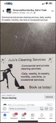 Juju's Cleaning Services