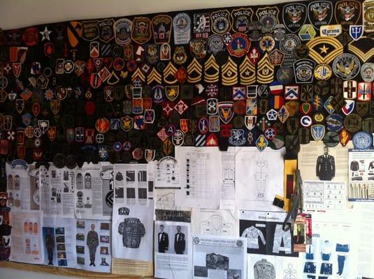 Patches on the walls