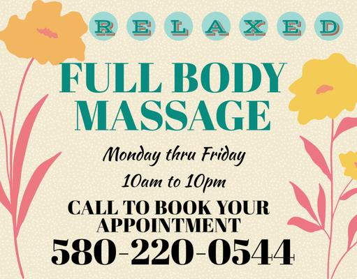 Relaxed Full Body Massage