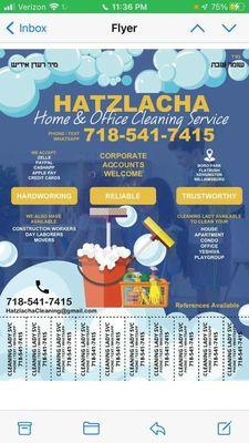Hatzlacha Cleaning Services