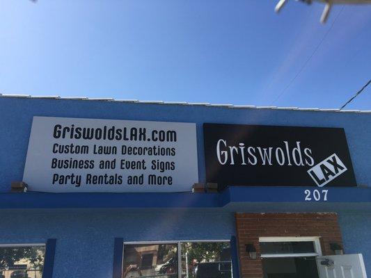 Located on Hindry right next to Randy's Doughnuts!