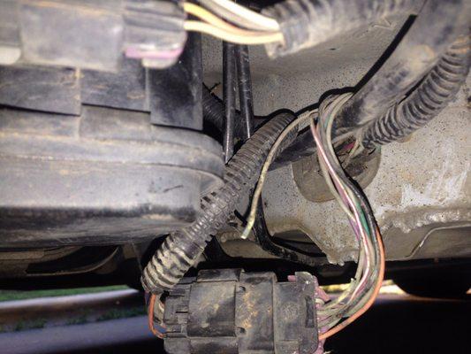 Sometimes, it's just a broken wire.