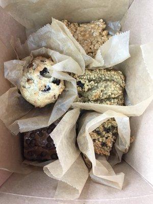 Save your decision making skills for something else, and order one of everything. Organic, gluten free and vegan options. DELISH!
