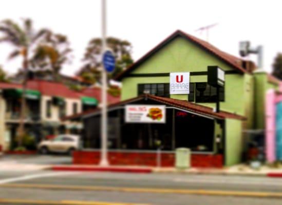 2400 West Coast Highway Above Rockfire grill Closest cross street is Tustin