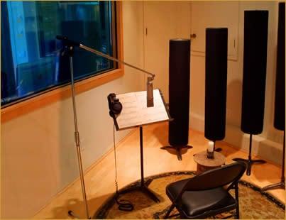 Iso-room B is perfect for acoustic guitar and voice overs, and was built with various sound reinforcement systems.