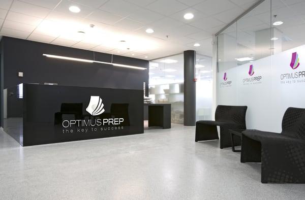 Optimus Prep GMAT test prep office in Manhattan, N.Y.