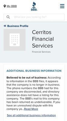 Cerritos Financial Services