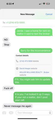 Proof of bad realtor.