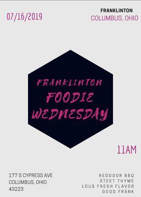 Every Wednesday from 11A-2P!! (7/18/2019)