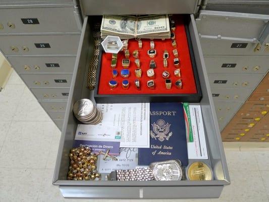 What you can keep in your safe deposit box.