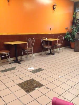 Drty floors drty tables need I say more