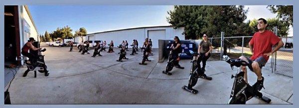 Some outdoor cycling #StayingSafe