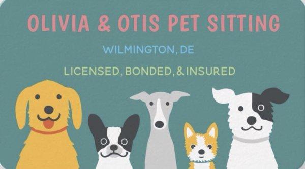 Olivia and Otis Pet Sitting