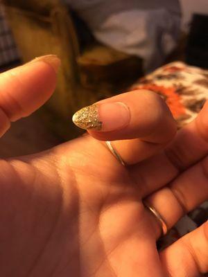 Chipping after less than a day