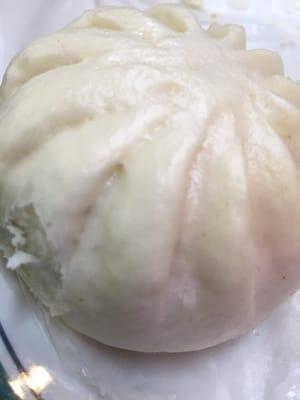 Steamed buns with pork inside. Sweet and savory!