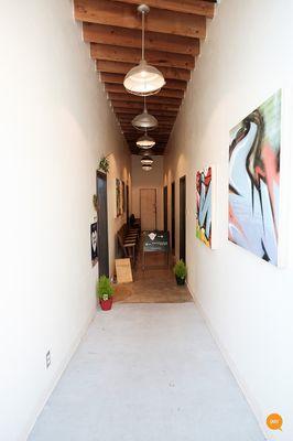 The Plaza Alley suites hallway - Reference Point's entrance is the first door on the left. Don't be shy!