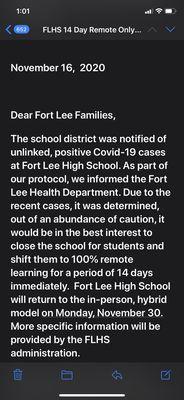Sad. This was the week for my son to go in to.  He is so disappointed.