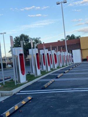 New charging stations