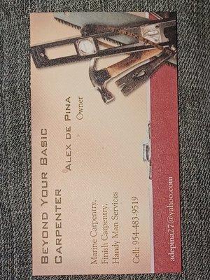 Beyond Your Basic Carpenter