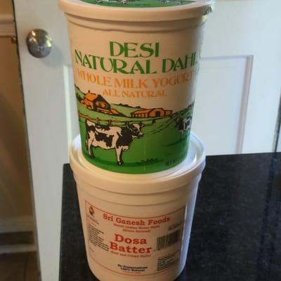 Dosa & Yogurt.