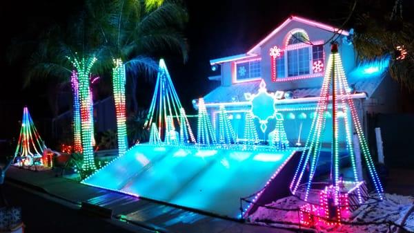 Light show in progress 2015