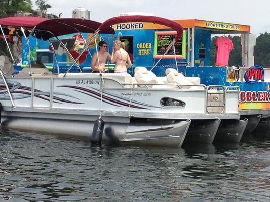 It's a food boat!