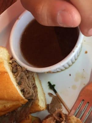 Roast beef dip! So delicious.