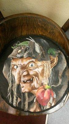 Halloween witch stepping stone