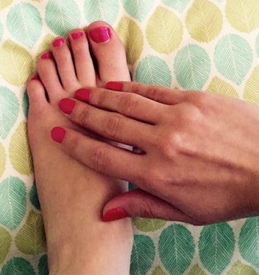 Manicure and pedicure