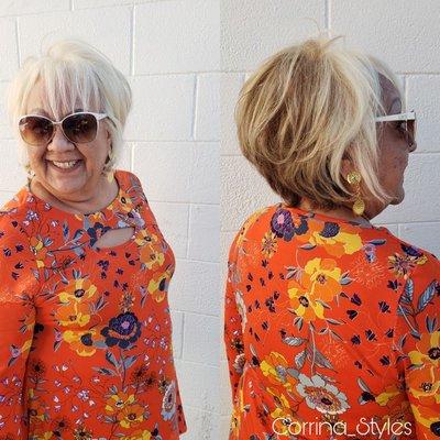 Corrina Styles inside Uptown Girlz Salon