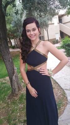 Hair and makeup done by ME ;)