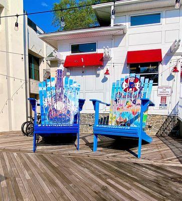 View while walking toward restaurant from Boardwalk
