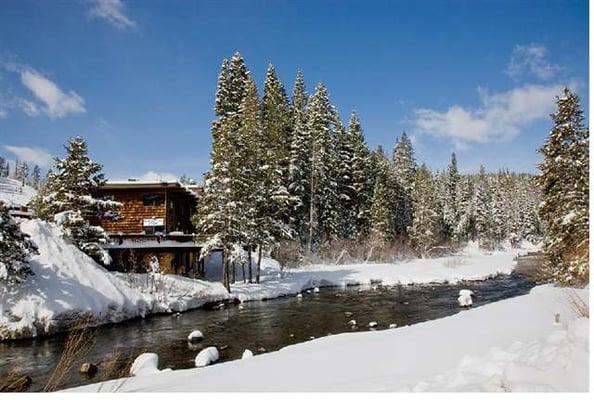 Our location next to the Truckee River