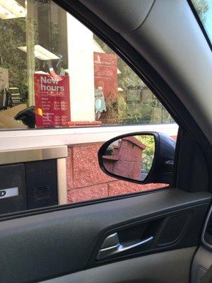 Drive Thru Pharmacy window.