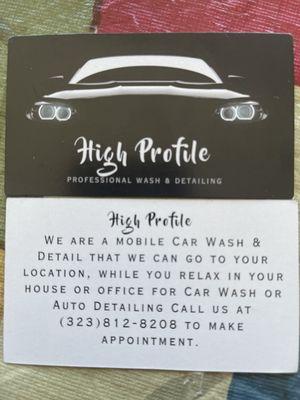 High profile Mobile Carwash